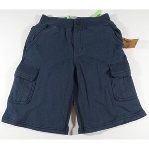 Urban Pipeline Fleece Cargo Shorts Boys Medium Sweats Cotton Blend Navy NWT